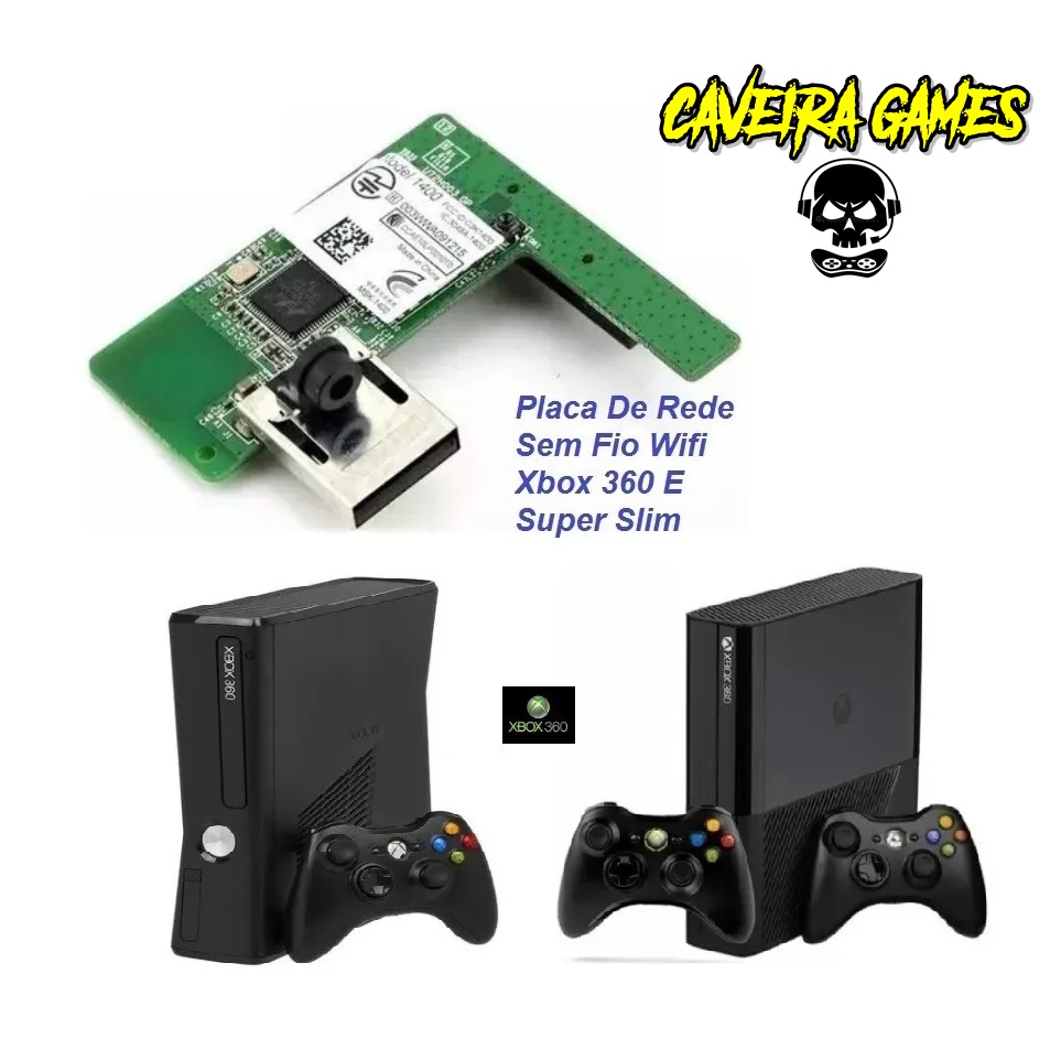 Adaptador Wifi Para Xbox 360 Slim e Super Slim Original