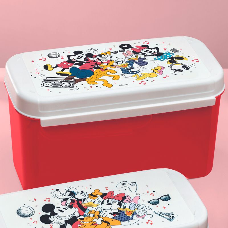 Tupperware Visual Box Mickey e Amigos 2,6 Litros | Shopee Brasil