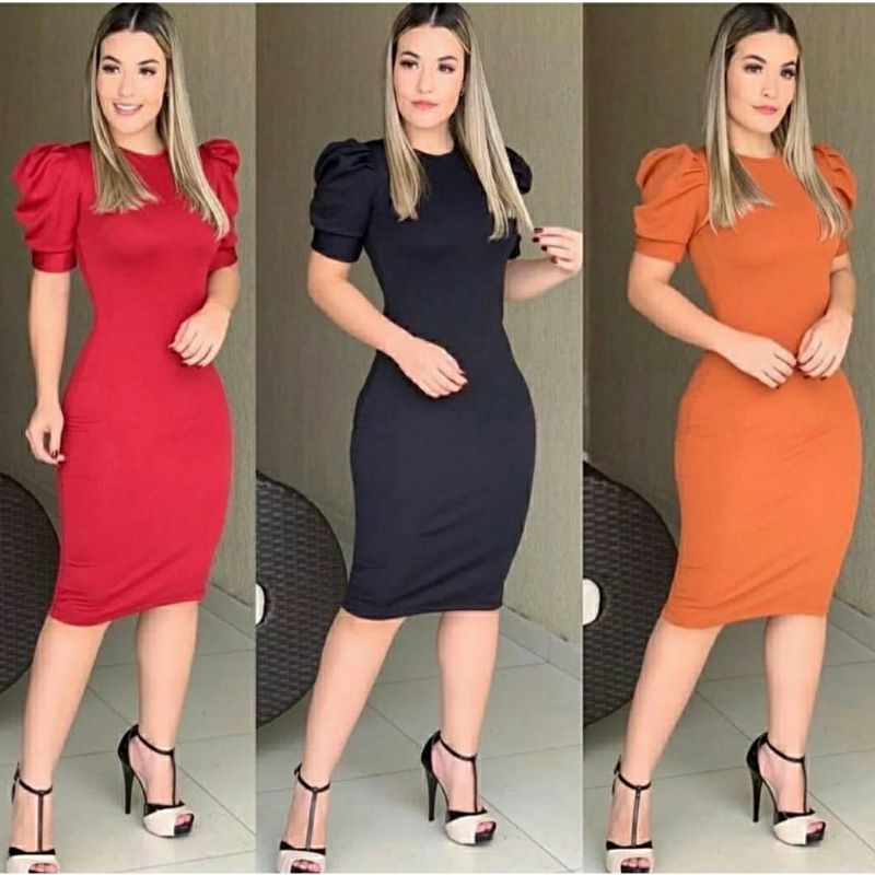 Roupas Femininas Da Moda Vestidos Femininos Evangélicos Baratos Em Promoção  Atacado On Line Casuais Dress 2729