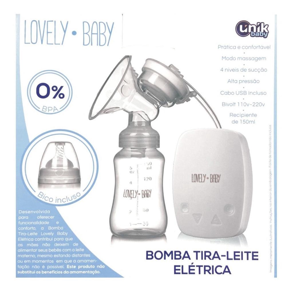 Bomba Tira-Leite Lovely Baby Manual 150 ml Unik