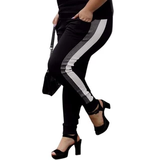 Calça Social Plus SIze Feminina Malha Crepe tamanho G2 Com Bolso TRC
