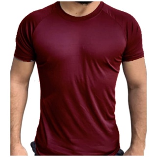 Camiseta Dry Fit Masculina Lisa - Treino Academia Esportes Exercícios Corrida