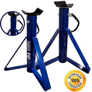 Cavalete Mecânico Automotivo 2 TON Kit 2 Peças EV1002AZ EVALD em Oferta na Shopee