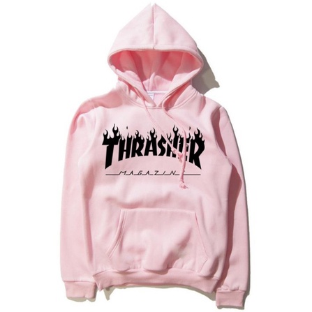 Thrasher Magazine Moletom Thrasher Rosa Original Moletom CalÃ§a