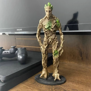 Groot Adulto Guardiões da Galáxia Action Figure Boneco Colecionável Estatueta Estátua em Resina