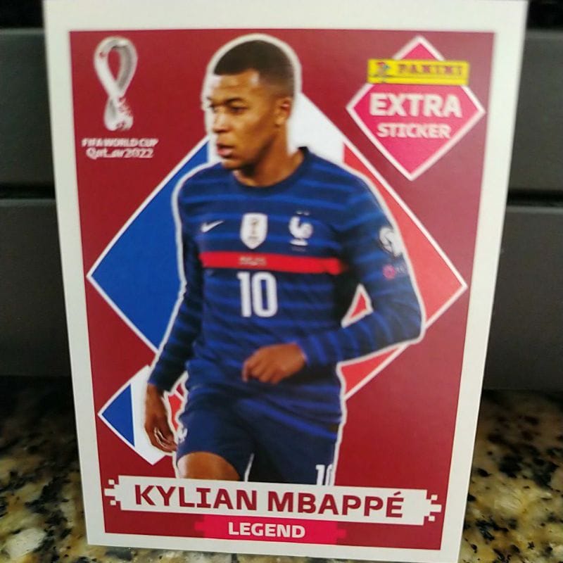 Figurinha Kylian Mbappe Copa 2018