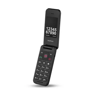 Oba Phone Flip Celular fácil de usar números grandes teclas falantes e Botão SOS OB037