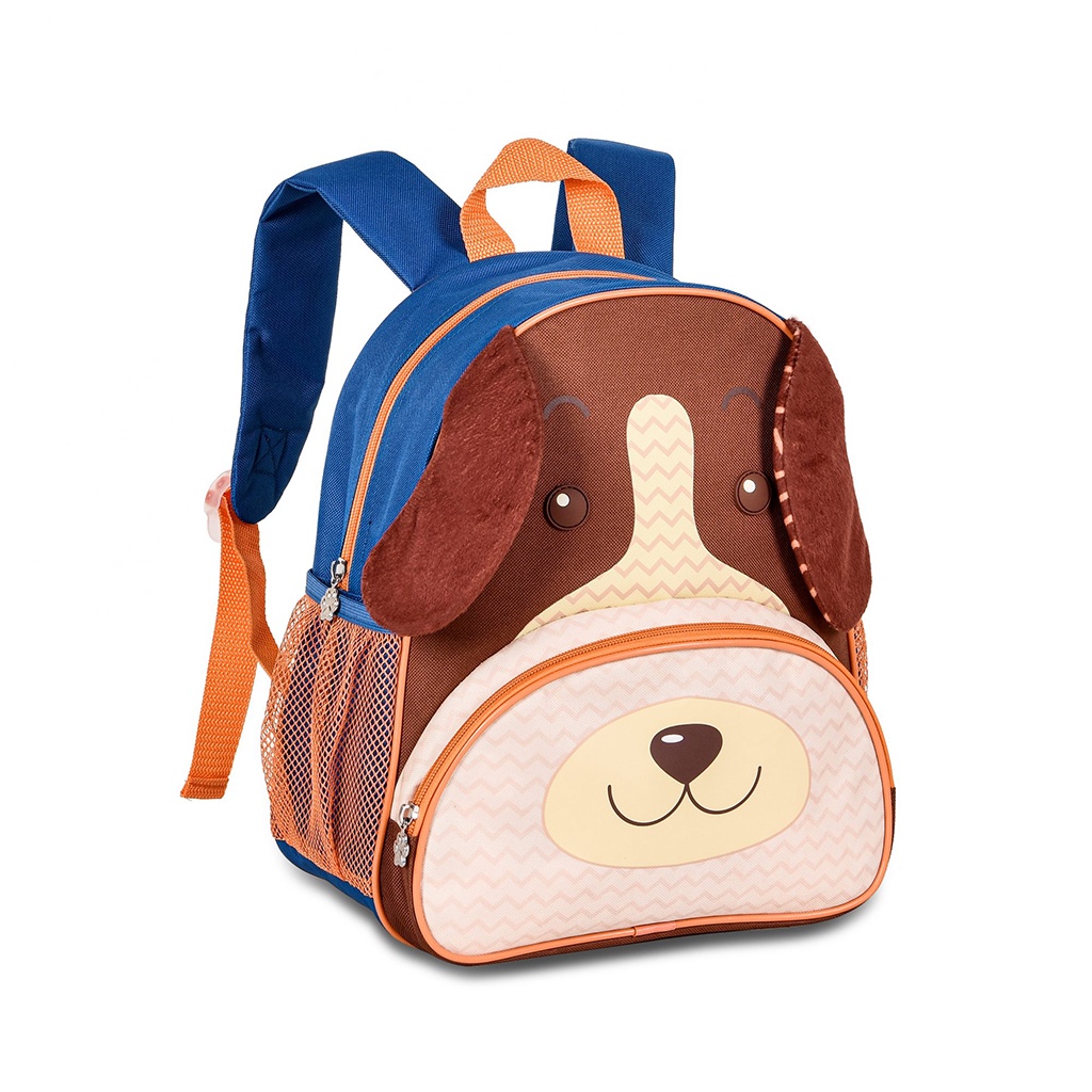 Mochila Infantil Escolar Passeio Costas - Cachorrinho - Clio | Shopee ...