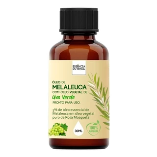Óleo de Melaleuca com Uva Verde 30ml - Pronto para Uso