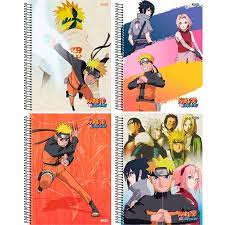 CADERNO UNIV 1M CD B/A 80F NARUTO