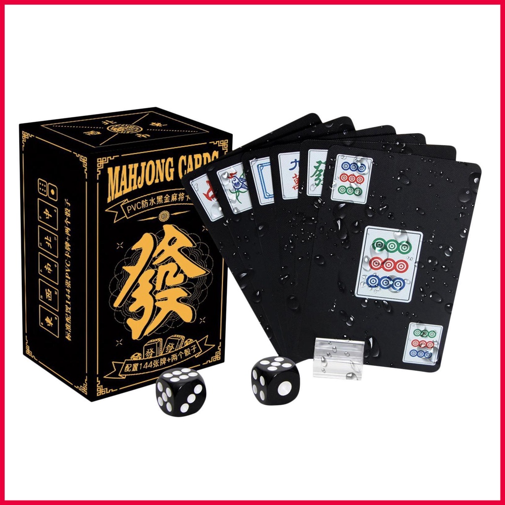 Mini Jogo Chinês De Mahjong, 144 Folhas, Jogos De Azulejos
