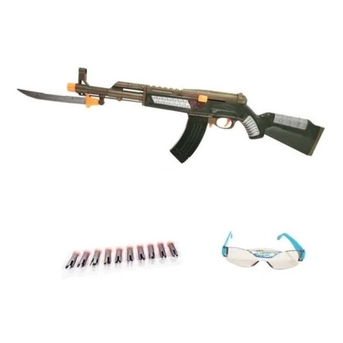 Brinquedo Arma Fuzil Sniper Arminha Som Luzes Movimento - Escorrega o Preço