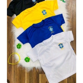 CAMISETA INFANTIL DO BRASIL EM DRI-FIT - JehMay