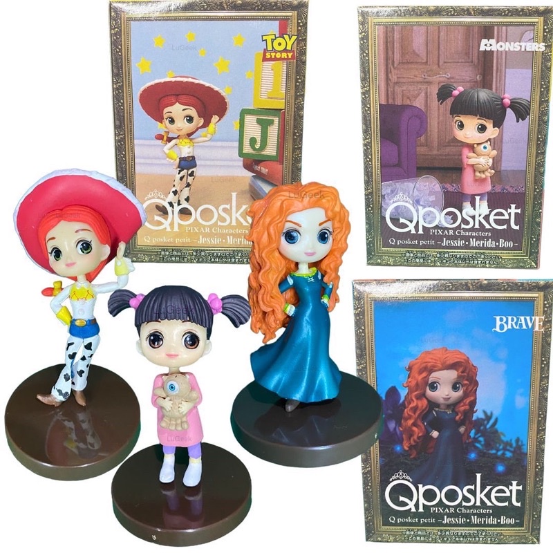 Disney Q posket Petit PIXAR Characters メリダ・ジェシー・ブー