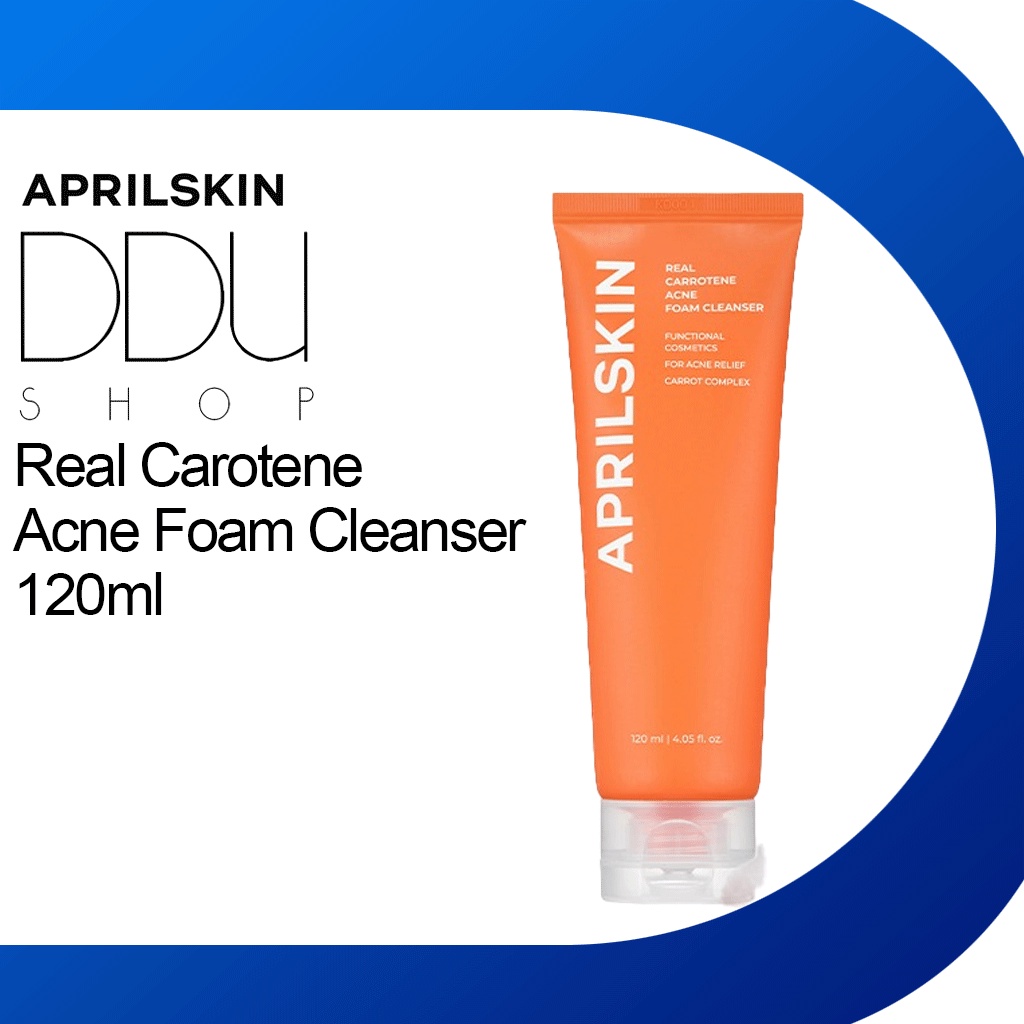 Aprilskin / Real Carotene Acne Foam Cleanser/ 120ml Shopee Brasil