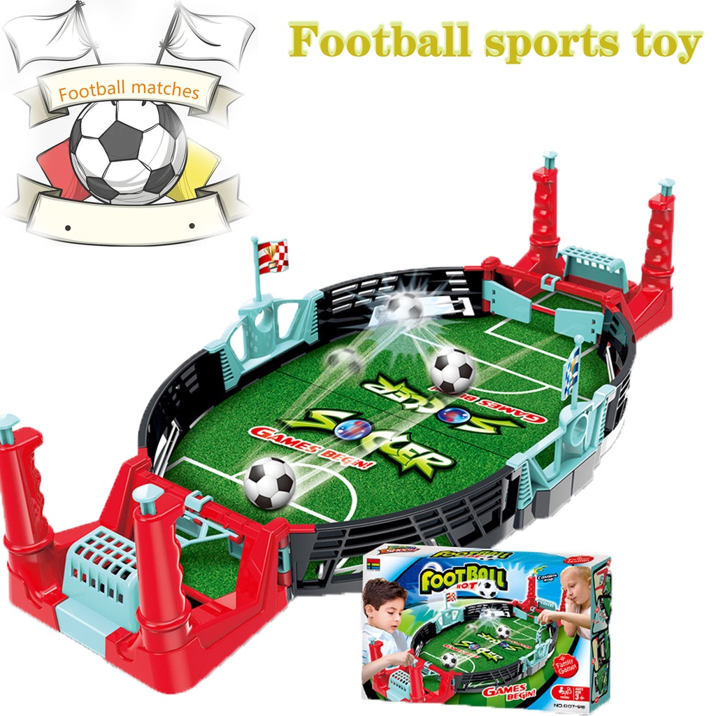 Mini tabela esportes futebol jogo de futebol para festa de família tabletop  jogar bola dupla batalha brinquedos interativos para crianças