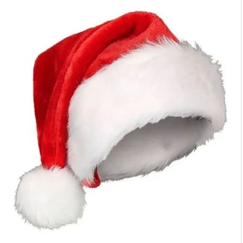 Touca Do Papai Noel Gorro Para Natal Shopee Brasil