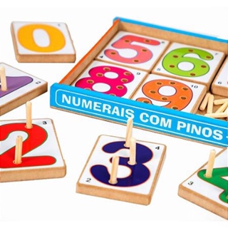 Labirinto Magnético - Numerais - Brinquedo Educativo Infantil