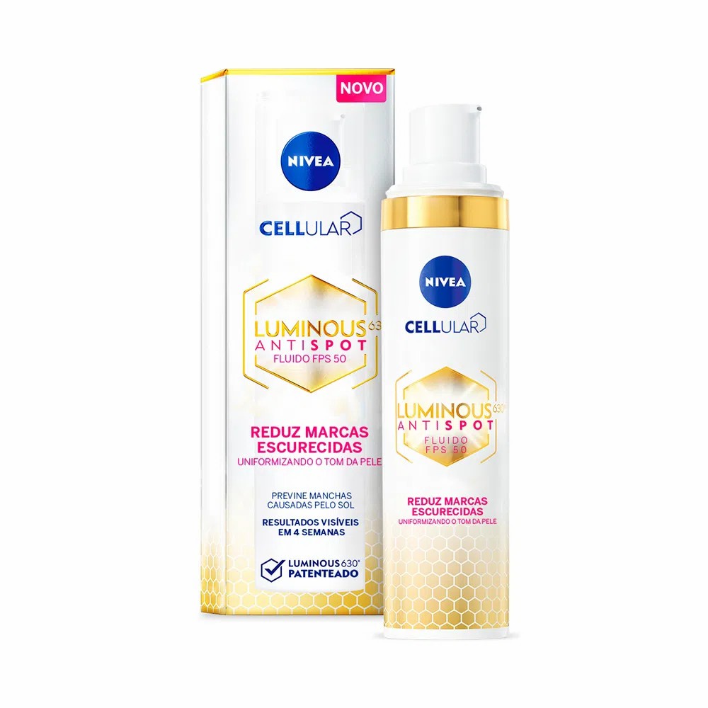 Creme Fluido Facial Nivea Luminous 630 Antispot 50 FPS – Remove Manchas