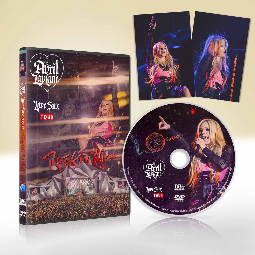 LEGENDADO Avril Lavigne - Rock In Rio 2022 (Blu-ray + DVD) | Shopee Brasil