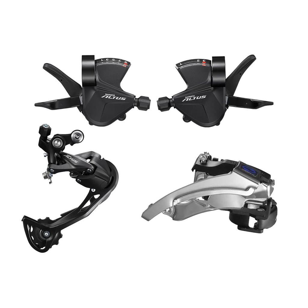 Grupo Kit Alavanca e Câmbios Shimano Altus 27V 3x9 P Cassete