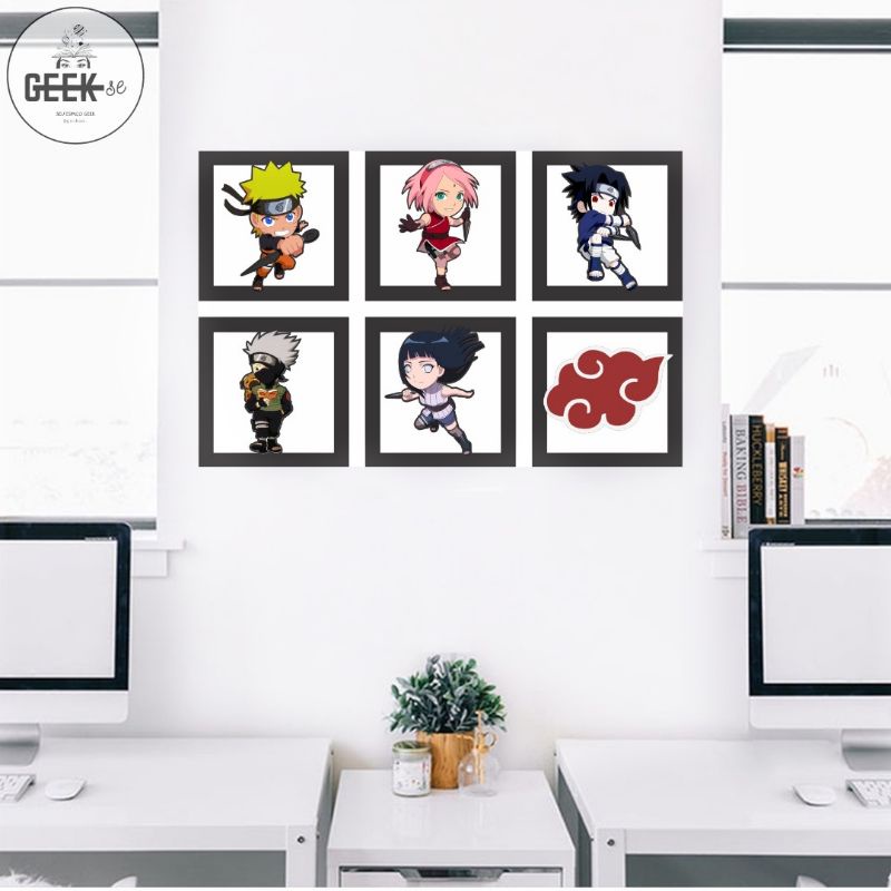 Quadro Decorativo Naruto - Loja Happy Nerd