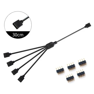 Cabo Adaptador RGB 12V Divisor 4 Pinos 1-4 Saídas