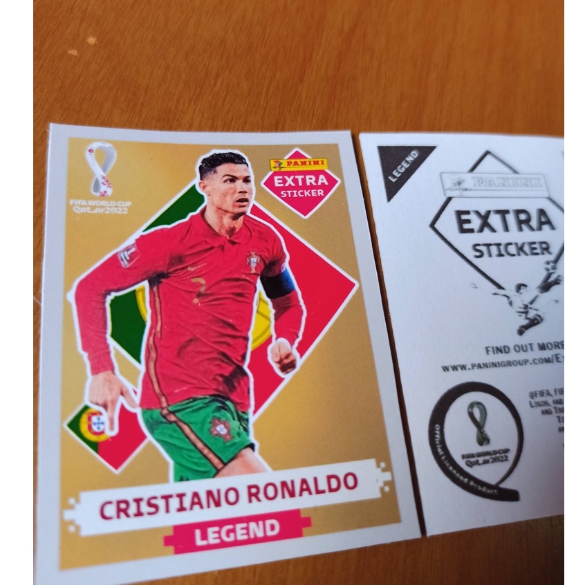 kit-4-figurinhas-legend-cristiano-ronaldo-copa-2022-qatar-primeira