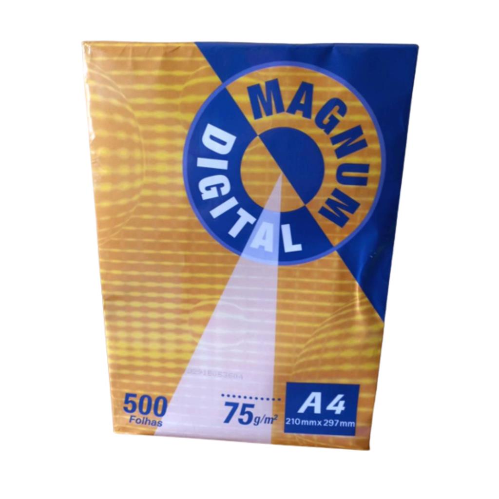 Pacote Resma Magnum 500 Folhas Papel Sulfite A4 Branco 75g Impressao Impressora Escritorio 210 X 7349