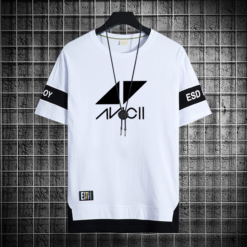 M-XXXL Nova Camiseta De Manga Curta Masculina De Verão DJ Suécia A