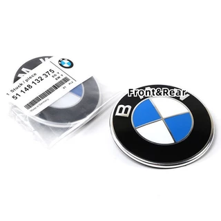 BOXI Alta Qualidade 82mm 74mm Emblema Do Tronco Dianteiro Substituição Logotipo Traseiro Para Bmw E46 E39 E38 E90 E60 Z3 Z4 X3 X5 X6