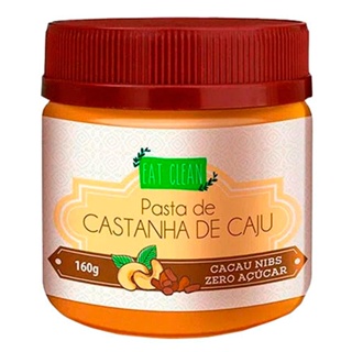 Pasta de Castanha de Caju Cacau Nibs Eat Clean 160g