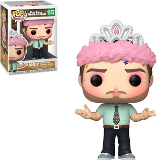 FUNKO POP PARKS AND RECREATION - ANDY AS PRINCESS RAINBOW SPARKLE 1147 NOVO ORIGINAL em Oferta na Shopee