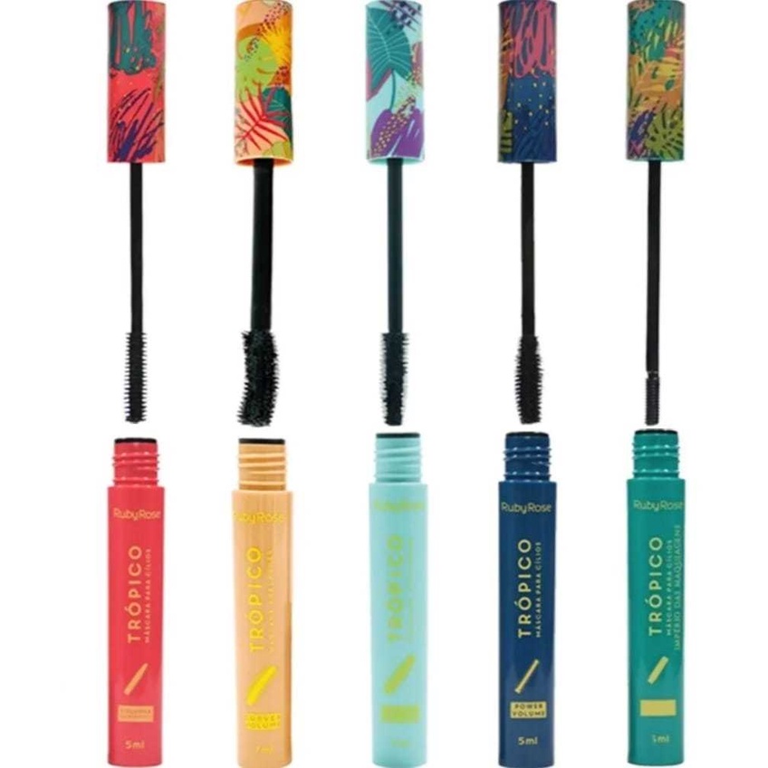 Máscara de Cílios Rímel Ruby Rose Trópico Define e Alonga Power Volume ...