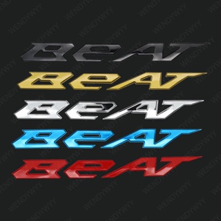 [1 Par 3D Soft Honda Beat Sticker Deluxe Multicolor Emblema Para Decoração Esquerda E Direita De Motocicleta