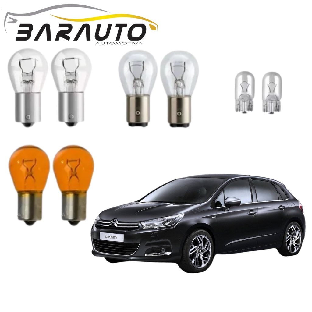 Lâmpadas Lant Traseira Seta Ré Freio C4 2009 a 2015