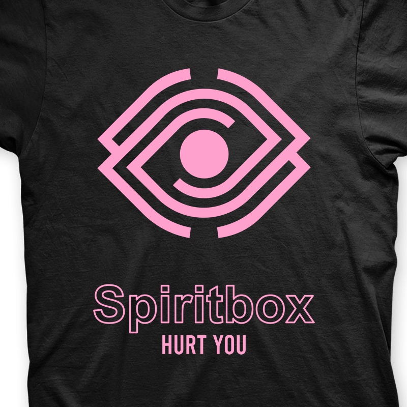 Camiseta Spiritbox Preta e Rosa em Silk 100% Algodão