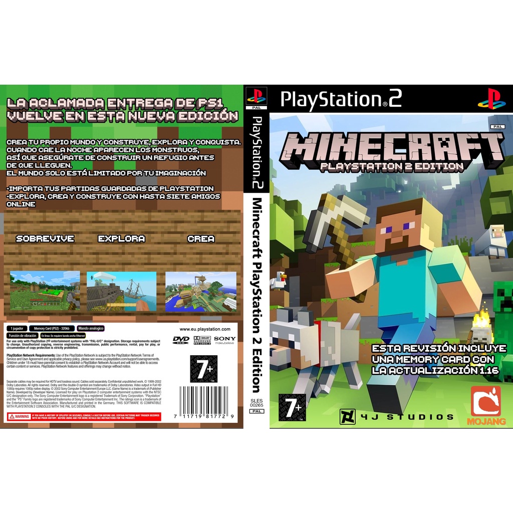 Minecraft jogo PS2 ( Lacrado ) - Playstation 2 patch | Shopee Brasil