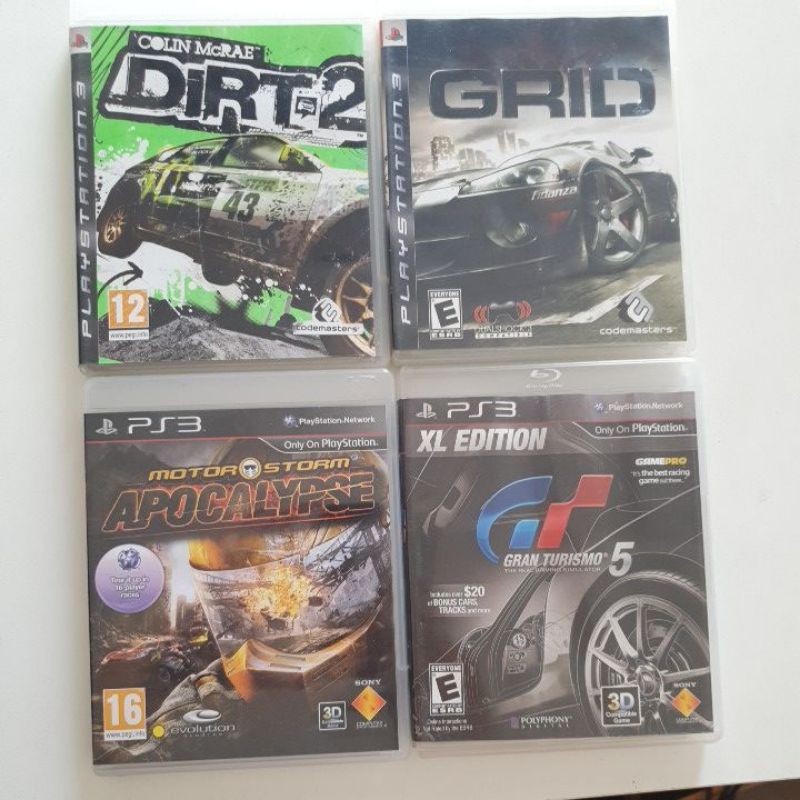 Jogos de Corrida Ps3 Original - Mídia Física - Sem Riscos - Grid
