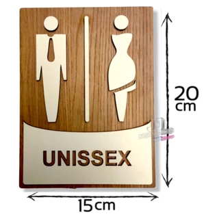 Placa indicativa de sanitário mdf 3mm banheiros wc