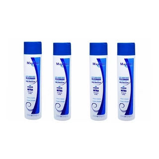 Mairibel - Leite Hidratante Siliconado 300ml com 4 Unidades