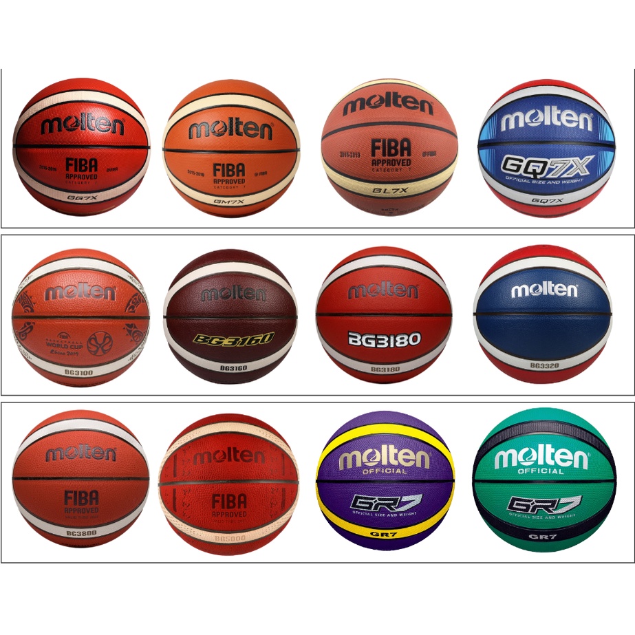 Bola de basquete Molten série BG3800, tamanho 7
