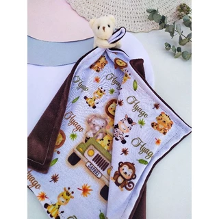Naninha personalizada SP para bebê com nome paninho de dormir