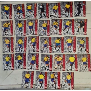 Cards Seleção Brasileira Coca Cola 1997 -Copa 1998 --Panini