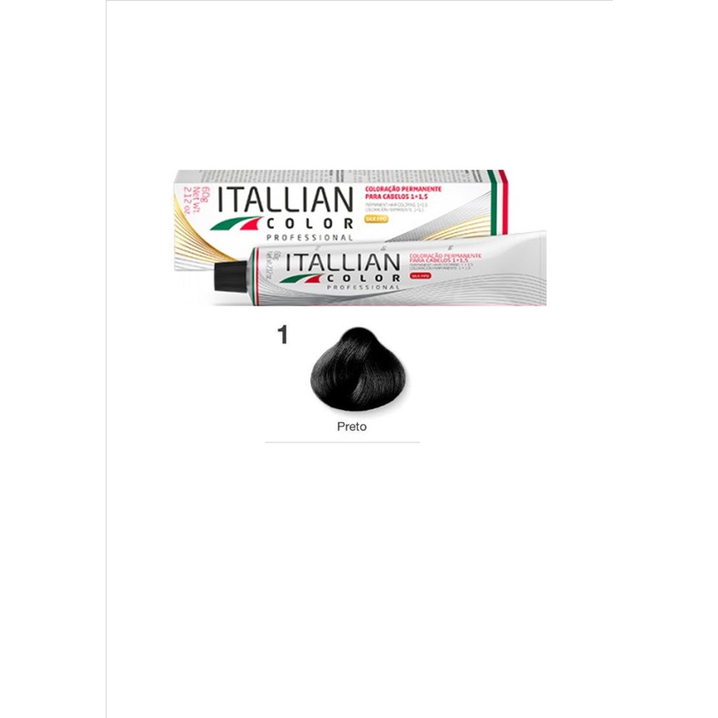 Coloração Profissional Itallian Color 60g - Tons Naturais | Shopee Brasil