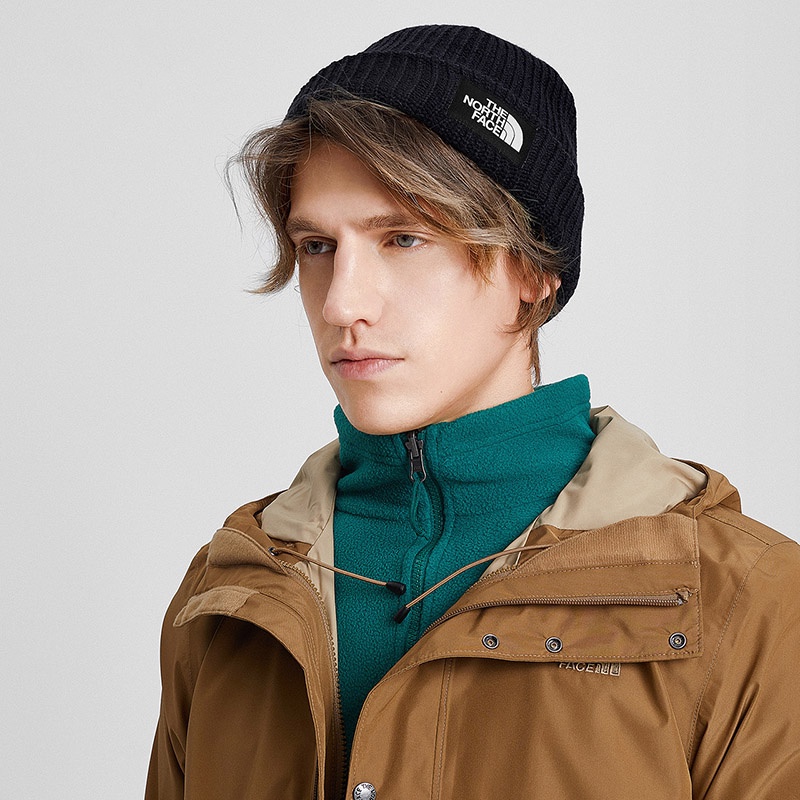the North Face Warm Stretch Ny Frog Style Casual Beanie Soft Outdoor