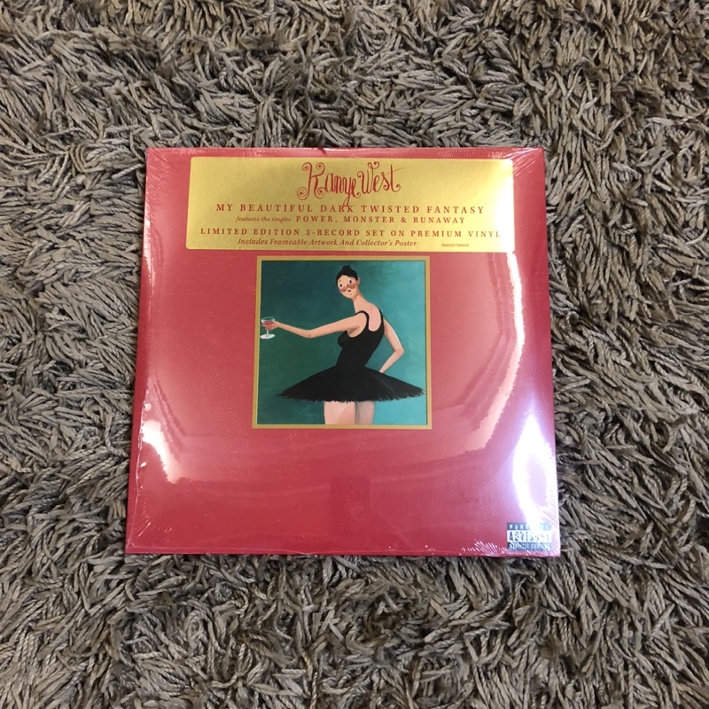 LP MY BEAUTIFUL DARK TWISTED FANTASY - KANYE WEST VINIL TRIPLO IMPORTADO