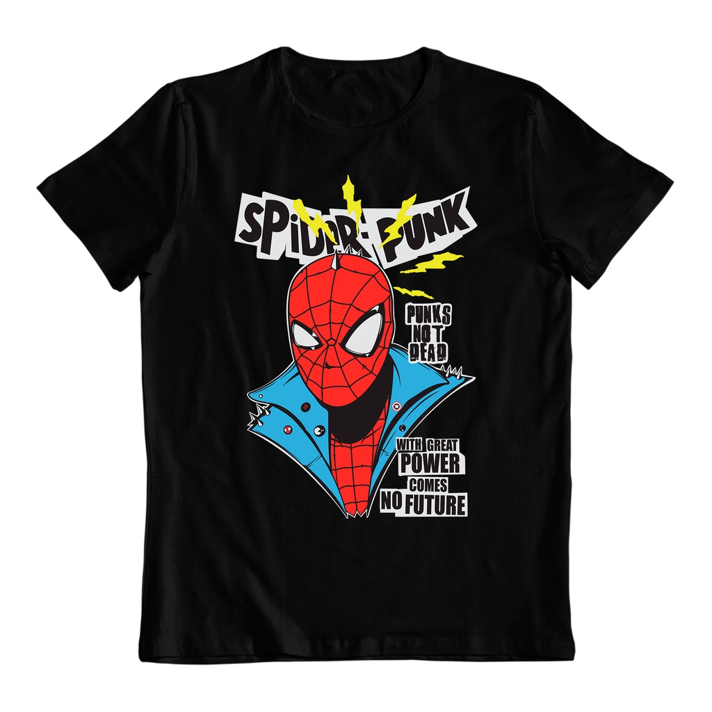 Camiseta Básica Spiderpunk Homem Aranha Punk