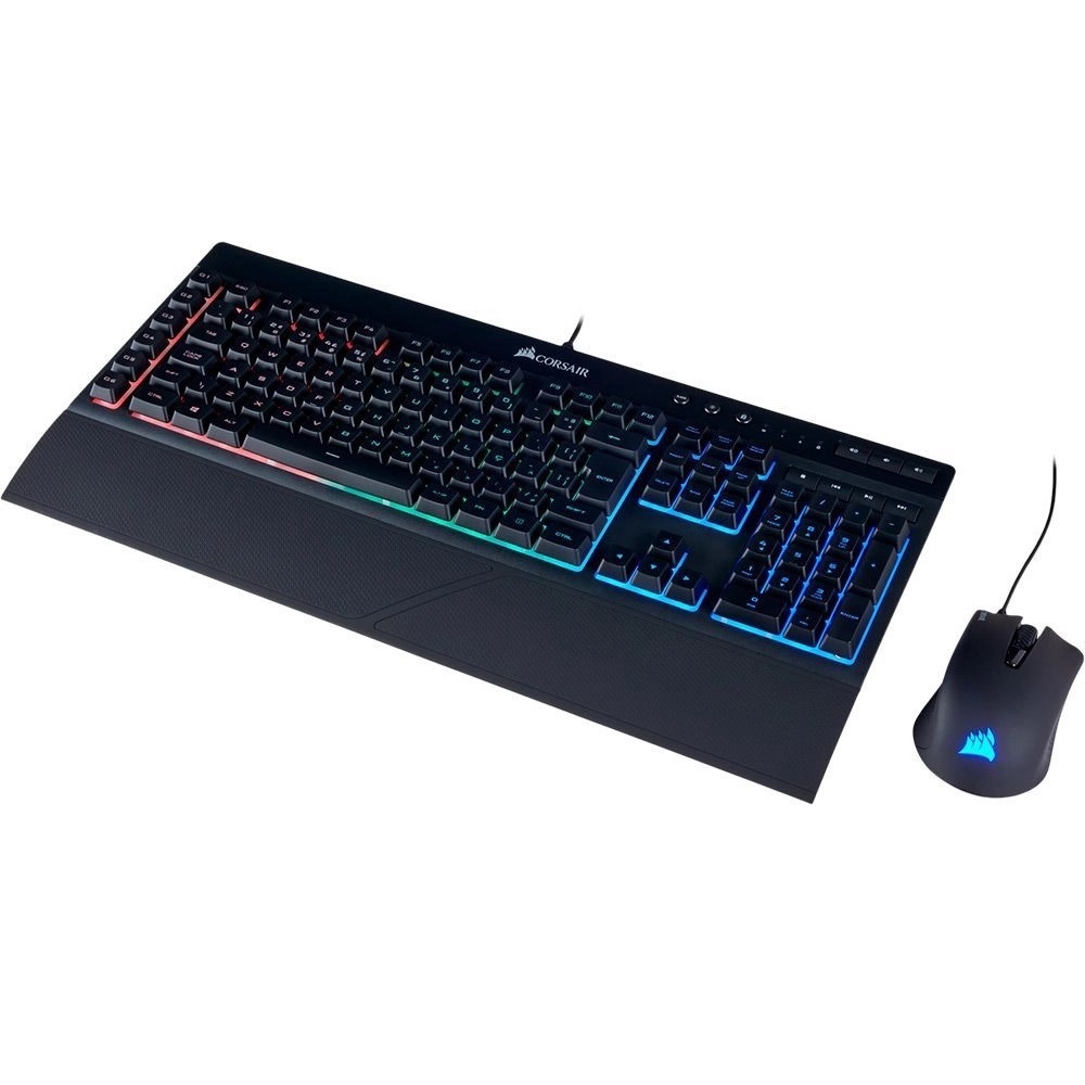 Combo Teclado E Mouse Gamer Rgb Abnt2 Harpoon E K55 - Ch-9206115-Br - Corsair