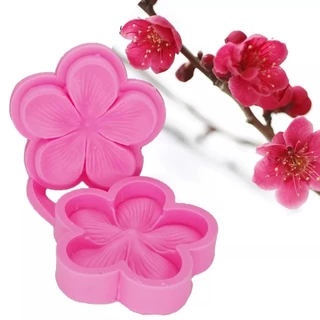 Molde de Silicone Flor de Cerejeira para doces para doces, biscuit, artesanato, festa de aniversário